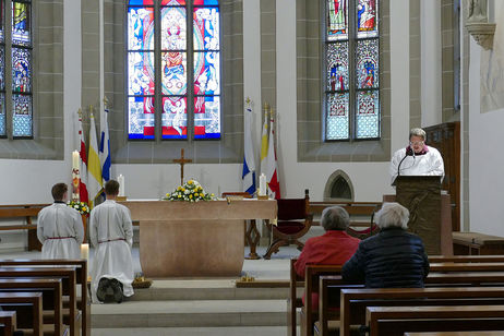 Markusprozession zum Kreuz an der Netzer Straße